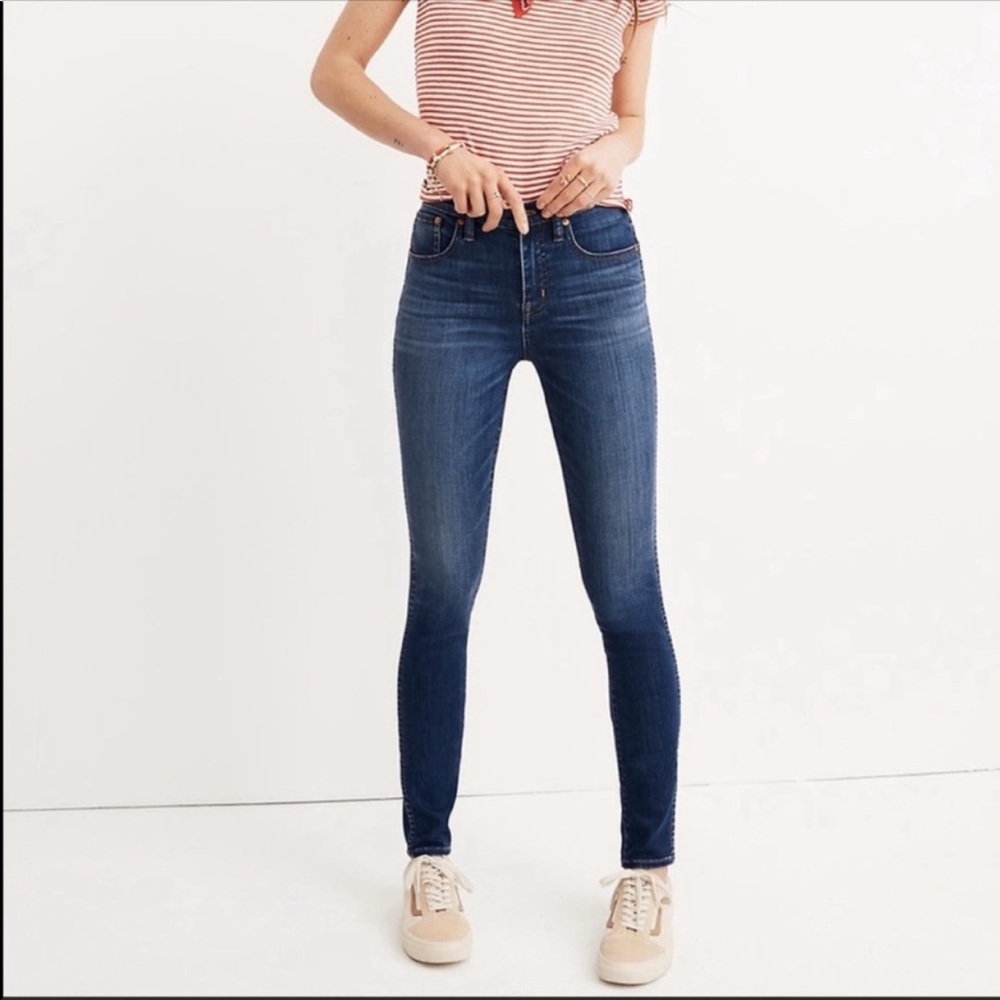 Madewell 10” High Rise Skinny Jeans Blue 24